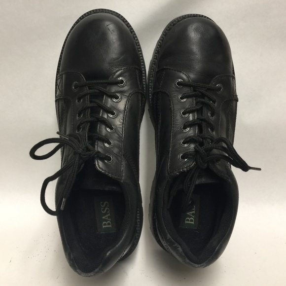 Bass Oxford Shoes Titanium SM01 Men's Black - Picture 5 of 8